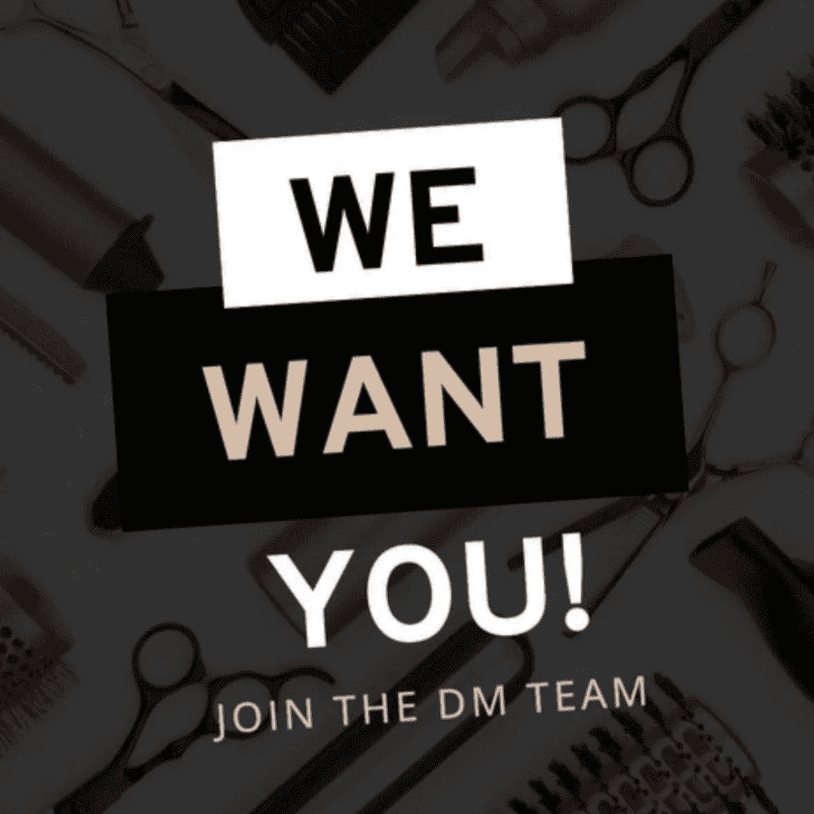 Join the DM salon team! Apply online at DMSALON.COM.