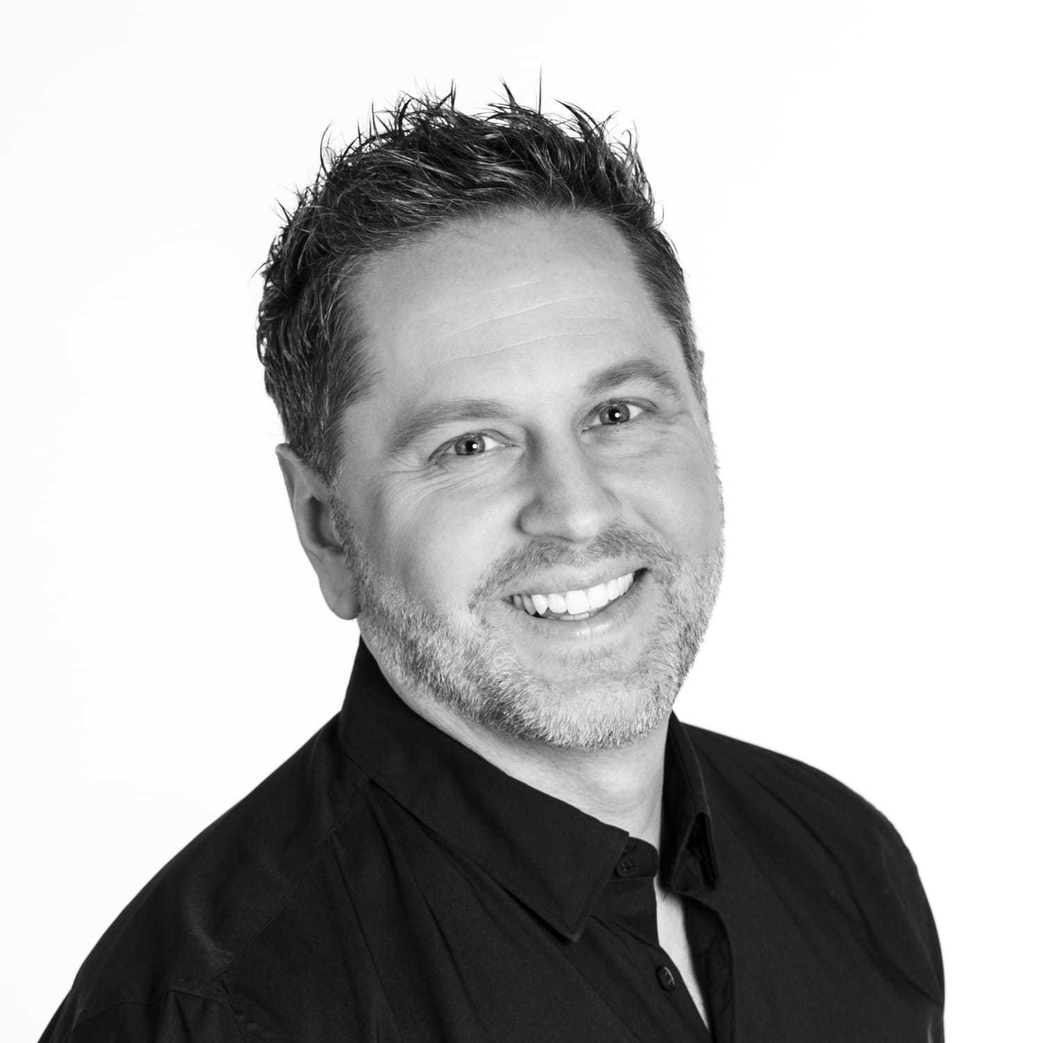 Portrait of Stephen Kinworthy, a professional stylist at Dominic Michael Salon, showcasing their expertise and style.